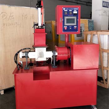 Stainless steel laboratory kneader with PLC touch screen control panel