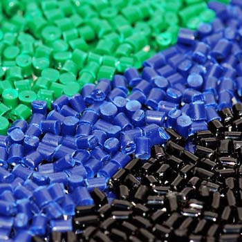 Three categories of polymer materials: thermoplastics, thermosets, and elastomers with product examples