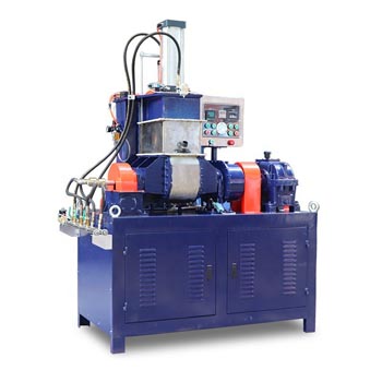 University researcher using lab kneader for material science experiment