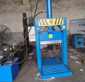 heavy duty Vertical hydraulic guillotine bale cutter for industrial rubber cutting