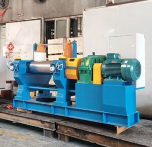 Comparison of oil heating and water heating open mixing mill machines for rubber processing