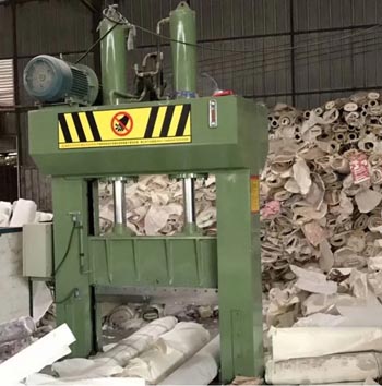 Hydraulic Guillotine Bale Cutter Machine hydraulic guillotine rubber bale cutter cutting synthetic rubber